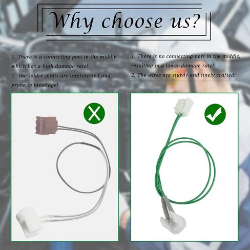 2PCS Temperature Sensor Probe for Chinese Diesel Heater Parts, Square Connector Overheat Sensor Replacement for 2kw 5kw 8kw Parking Heater, Cars and Trucks in Saudi Arabia