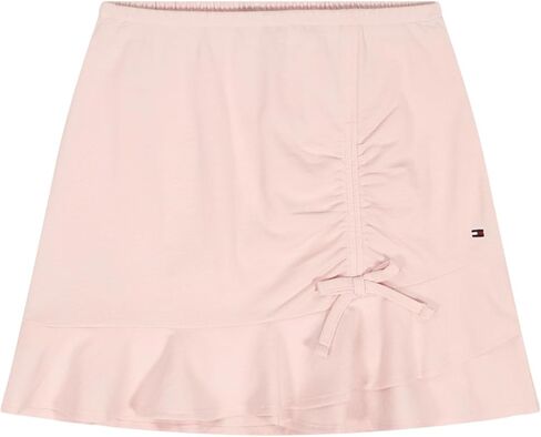 Tommy Hilfiger Girls Ruffle Pique Skort, Assymetrical Hem with Bow in Saudi Arabia