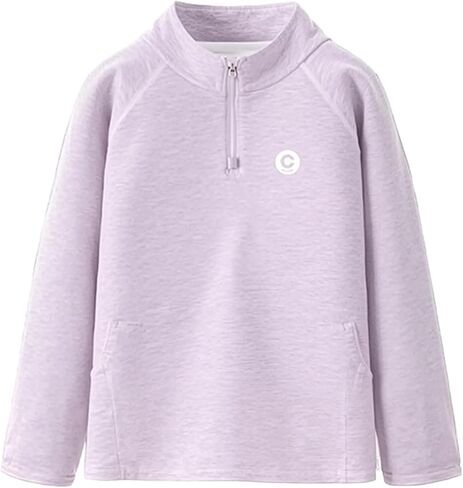 Teen Boys Quarter Zip Pullover Sweatshirt Long Sleeve Mock Neck Athletic Winter Clothes Kids Workout Shirt 4-18 Years in Saudi Arabia