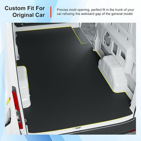 powoq 148 "WB Trunk Mat متوافق مع 2015-2025 Ford Transit Cargo Mat Cargo Liner (سلسلة طويلة فقط) استبدال بطانة صندوق TPE لملحقات Ford Transit 2015-2025 in Kuwait