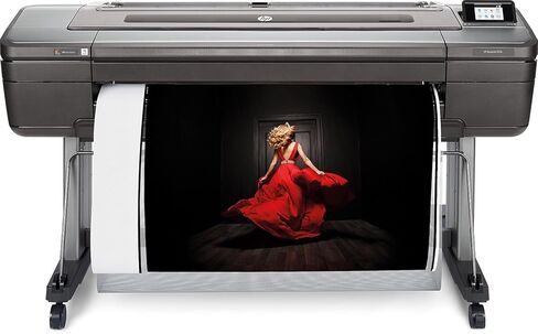 طابعة HP DesignJet Z9+‎ مقاس 44 بوصة Postscript كبيرة الحجم، 2400 × 1200 نقطة لكل بوصة، نظام حبر صبغي ذو 9 ألوان، طباعة رسومات وصور عالية السرعة، اتصال Gigabit Ethernet وUSB (متجدد) in Saudi Arabia
