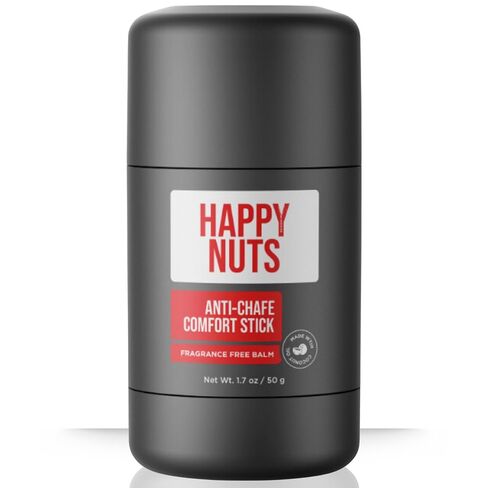 HAPPY NUTS Anti-Chafe Comfort Stick for Men: Ultimate Friction Defense & Chafing Prevention for Active Lifestyles - Perfect for Runners, Cyclists, and Active Men Who Experience Chafing (Unscented) in Kuwait