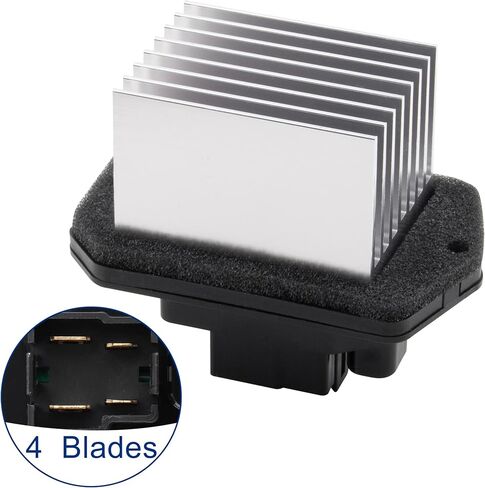 BOXI RU-793 Front or Rear Auto Temp Control Blower Motor Fan Resistor Fits for Ford Edge 2007 2008 2009 2010 2011 2012 2013 2014 / for Lincoln MKX 2007-2015 / Replaces 7T4Z19E624A YH1823 JA1708 in Kuwait