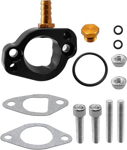 Aluminum Alloy Intake w/Pulse Kit Fit for Predator 212cc CT200u BT200X Honda GX160 GX200 6.5HP OHV 196cc KT196 WC22 Wildcat Tillotson FM22 Walbro PZ26 Nib PE26FL VM22 26MM in Kuwait