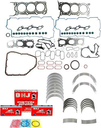 طقم إعادة الحلقة DNJ RRK197A لـ 2014-2016 Hyundai، Kia Azera، Cadenza، Santa Fe 3.3L V6 24V DOHC 3342cc in Kuwait