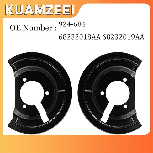 924-684 2PCS Front Brake Dust Shields Left Right for Dodge Ram 1500 Pickup 2002-2010,for 2011-2018 Ram 1500 Classic,for 2019 Ram 1500 Classic Replaces#68232018AA 68232019AA in Kuwait