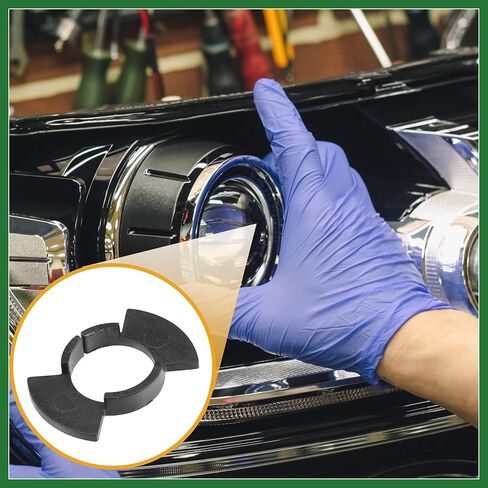 Motoforti Automotive LED المصباح الأمامي حامل محول حامل المقبس - مقبس المصباح الأمامي للسيارة - لهوندا H1 البلاستيك الأسود - زوج واحد طويل الأمد in Kuwait