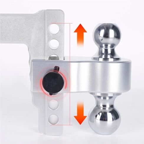 OUTMX Adjustable Trailer Hitch for 2 Inch Receivers in Saudi Arabia