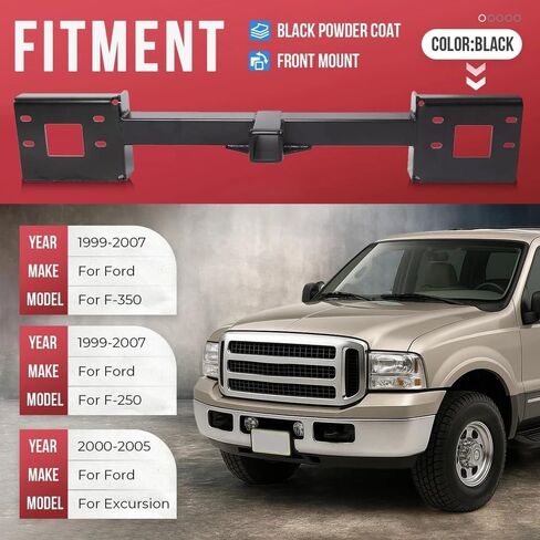 Front Mount Trailer Receiver Hitch Tow Hitch for 1999-2007 Ford F-250 / F-350/ Super Duty Excursion in Saudi Arabia