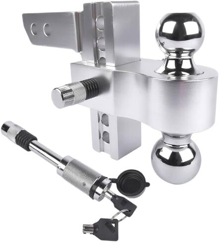 Trailer Hitch Fits 2-Inch Receiver 6-Inch Drop Rise 12500 LBS GTW Tow Hitch 2 Inch and 2-5/16 Inch in Saudi Arabia