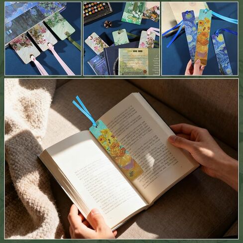 قطعتان من الإشارات المرجعية للرسم الزيتي للنساء، مجموعة إشارات مرجعية لمحبي الكتب، علامات كتاب للقراءة، علامات كتاب عتيقة للأطفال والطلاب هدية للفصول الدراسية للمعلمين الورود والورود الوردية in Kuwait