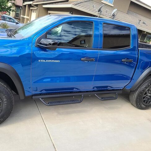 BINARY STAR Running Boards Compatible with Vehicle 2015-2026 Chevy Colorado/Gmc Canyon Crew Cab, 3.5 Inch Drop Down Side Steps, Carbon Steel Steps Colorado Nerf Bars Canyon Step Bars. in Saudi Arabia