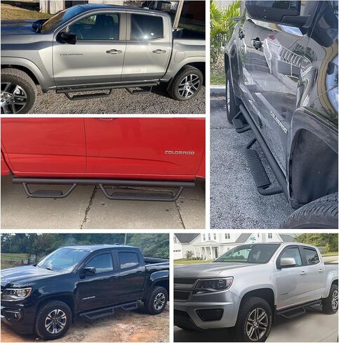 BINARY STAR Running Boards Compatible with Vehicle 2015-2026 Chevy Colorado/Gmc Canyon Crew Cab, 3.5 Inch Drop Down Side Steps, Carbon Steel Steps Colorado Nerf Bars Canyon Step Bars. in Saudi Arabia