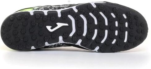 Joma Soccer Boots Turf, 6.5-12 US - Professional Cleats - Microfiber Upper, Chrome Sole, Heel Reinforcement - Mundial Black/Green in Saudi Arabia