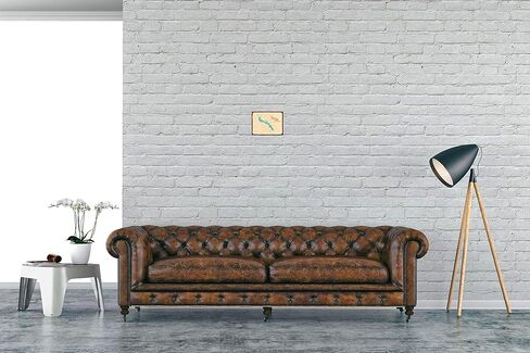 Lakebound Bass Lake California Retro Steel Metal، مع حدود مؤكسدة، ملصق خريطة فنية جدارية مقاس 9 بوصة × 12 بوصة. ديكور جداري مميز للمنزل أو المقصورة أو المكتب in Saudi Arabia