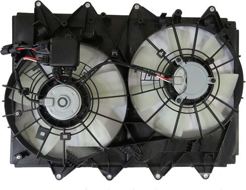 Mechanics Choice Dual Radiator and Condenser Fan Assembly for 2007-2015 Mazda CX-9 (3.7L V6) in Saudi Arabia