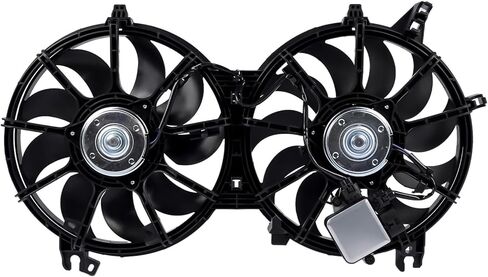 GELUOXI Engine Radiator Cooling Fan Assembly Replacement for Infiniti G35 2007-2008 Q60 2014-2015 G37 2008-2013 M35h 2012-2013 Q70 2014-2019 FX35 2009 EX35 2008-2009 Nissan 370Z 2009-2020 21481JK000 in Saudi Arabia