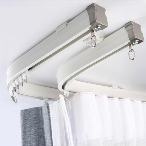 Curtain Track, Flexible Bendable Metal Curtain Rod,Curved Track for Curtains, (Size : 122cm) in Saudi Arabia