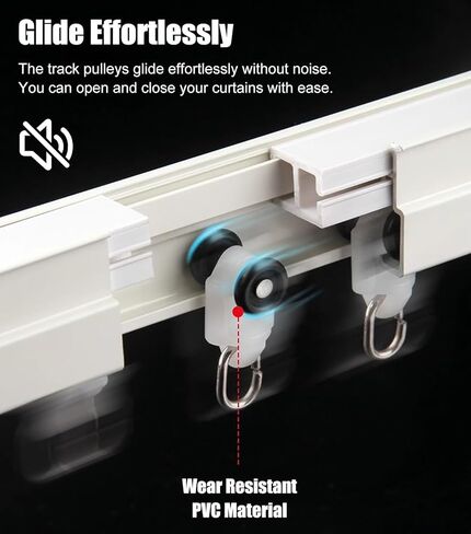 Curtain Track, Flexible Bendable Metal Curtain Rod,Curved Track for Curtains, (Size : 122cm) in Saudi Arabia