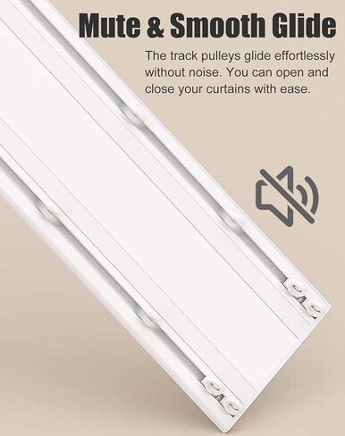Curtain Rail, Drape Track System for Living Room Bedroom Hotel(533.4cm) in Saudi Arabia