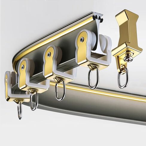 Curtain Rail, Aluminum Alloy Flexible Bendable Curtain Rails, Room Divider Curtain Track in Saudi Arabia