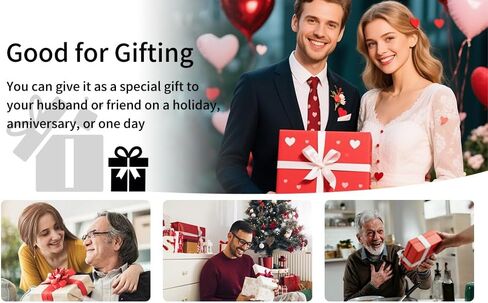 Mens Genuine Leather Backpack Purse Shoulder Bag Handbag Briefcase Travel Tote for Laptop Gift Box (Black) in Saudi Arabia