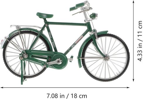 Vintage Alloy Bicycle Model, 1:10 Scale Bicycle Sculpture, Retro Bike Ornament Decor for Home Office Desk Decor, Collectible Bike Ornament in Saudi Arabia