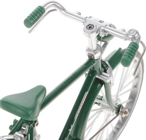 Vintage Alloy Bicycle Model, 1:10 Scale Bicycle Sculpture, Retro Bike Ornament Decor for Home Office Desk Decor, Collectible Bike Ornament in Saudi Arabia