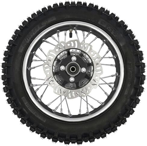 10'' Rear 2.50-10 Wheel Rim Tire Assembly & 10 Rim Diameter Rear Wheel Drum Brake for 50cc 70cc 90cc 110cc Pit Dirt Bike CRF50 DRZ70 PW50 TTR50 (10'' Rear Wheel) in Saudi Arabia