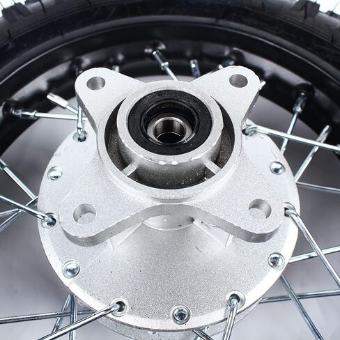 10'' Rear 2.50-10 Wheel Rim Tire Assembly & 10 Rim Diameter Rear Wheel Drum Brake for 50cc 70cc 90cc 110cc Pit Dirt Bike CRF50 DRZ70 PW50 TTR50 (10'' Rear Wheel) in Saudi Arabia
