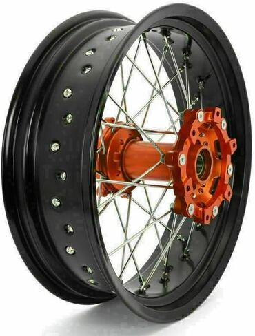 TOFR Enduro R 690 Super Moto 17 "x3.5/5 مجموعة شفة العجلات لـ Enduro 690 2008-2021 in Kuwait