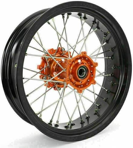 TOFR Enduro R 690 Super Moto 17 "x3.5/5 مجموعة شفة العجلات لـ Enduro 690 2008-2021 in Kuwait