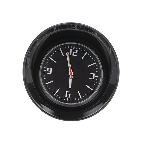 Luxshiny Car Interior Clock Mini Dashboard Clock Black Automotive Refit Decor for Vehicle Office Use Compact Car in Saudi Arabia