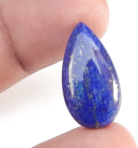 Natural Calibrated 12x22mm Special Size Pear Shape AAA Quality Lapis Lazuli Cabochon Loose Gemstone 1pc box. For Healing Wellness and Jewelry Making. in Saudi Arabia