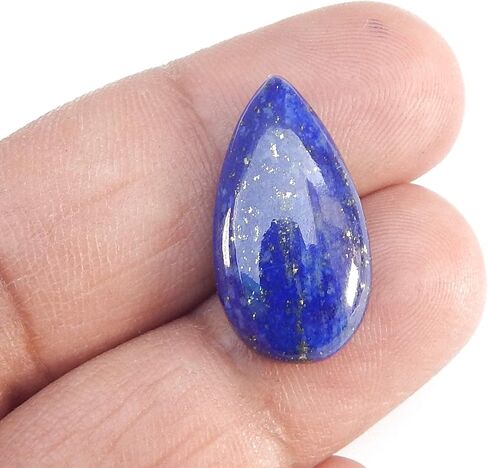Natural Calibrated 12x22mm Special Size Pear Shape AAA Quality Lapis Lazuli Cabochon Loose Gemstone 1pc box. For Healing Wellness and Jewelry Making. in Saudi Arabia