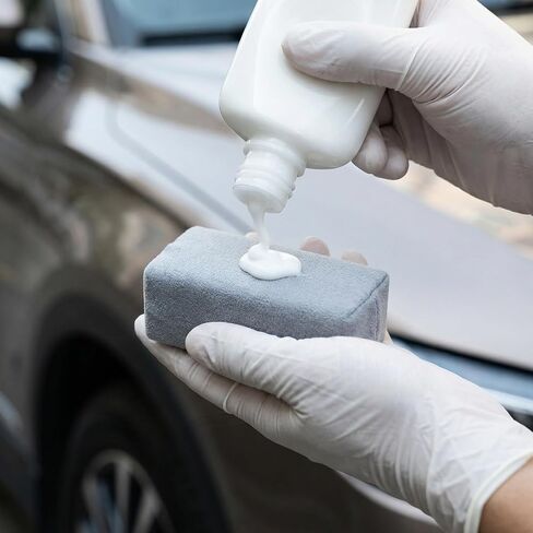 20 Pack Microfiber Applicator Pads - Suede Car Detailing Sponges for Ceramic Coating, Wax & Graphene Spray - Reusable Coating Applicator Pads for Cars, Metal & Plastic Trim in Saudi Arabia