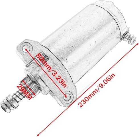 محرك بدء التشغيل 67C-81800-00 متوافق مع 30HP F30 TS LR F30A M E W H D T S L X 40HP F40 MS LH ESR TLR MJH EJR F40B M E H D T S L in Saudi Arabia