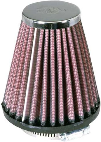 K&N Universal Clamp-On Air Intake Filter: High Performance, Premium, Replacement Air Filter: Flange Diameter: 2.0625 In, Filter Height: 4 In, Flange Length: 0.625 In, Shape: Round Tapered, RC-1200 in Kuwait