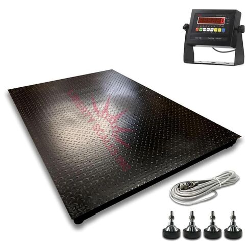 Liberty LS-700-5'x7' (60"x84") Heavy Duty Industrial Floor Scale | Accurate Weighing Livestock | Capacity of 1,000 lbs x 0.2 lb + LED in Kuwait