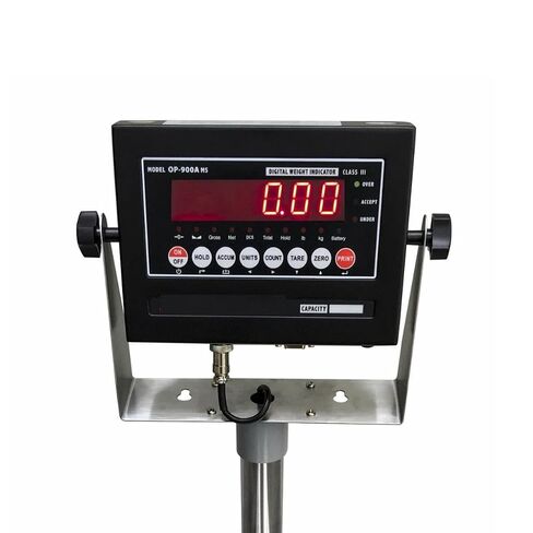 Liberty LS-915-BW-NTEP Legal for Trad Bench Scale مع عجلات وحواجز خلفية مقاس (18 بوصة × 24 بوصة) سعة 500 × 0.1 رطل in Kuwait