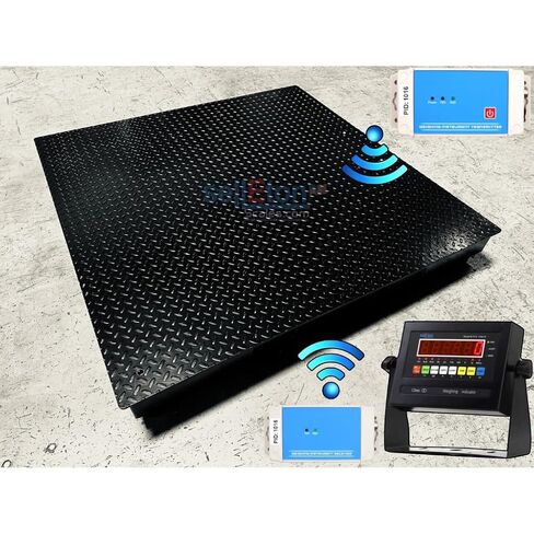 SellEton SL-800-W NTEP Certified Industrial Floor Scales with Mild Steel LED Indicator | 48" × 48" (4' x 4') | 10000 lbs x 2 lb in Kuwait