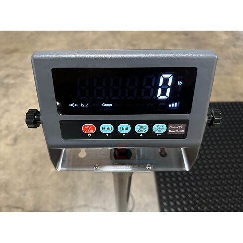 Liberty SL-7517-4x4 Industrial Floor Scale - Advanced Weighing Solution with Data Transfer, Alarm & Animal Weighing Features 1000 lbs x .2 lb in Kuwait