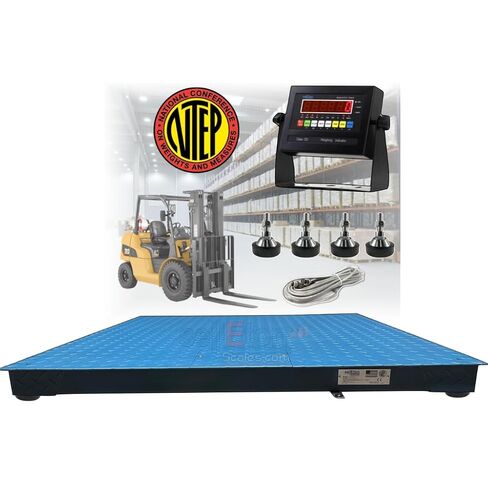 SellEton SL-800-4x4-5 NTEP (Legal) Industrial Warehouse 48" x 48" (4' x 4') Floor Scale | 5000 lbs x 1 lb in Kuwait