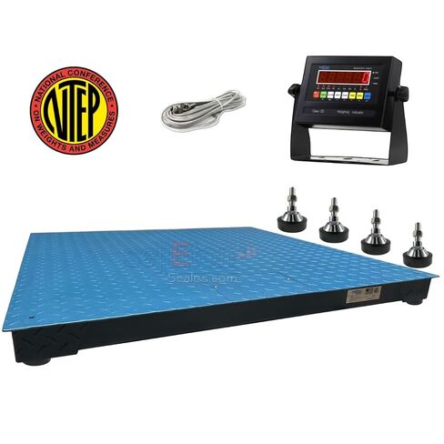 SellEton SL-800-4x4-5 NTEP (Legal) Industrial Warehouse 48" x 48" (4' x 4') Floor Scale | 5000 lbs x 1 lb in Kuwait