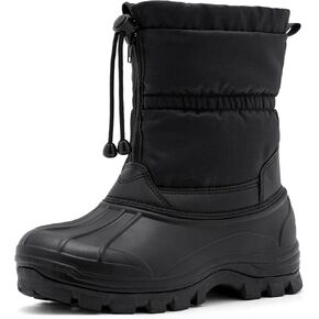 أحذية الثلوج الشتوية للرجال مقاومة للماء دافئة للاستخدام في الهواء الطلق وخفيفة الوزن وغير قابلة للانزلاق للطقس البارد in Kuwait