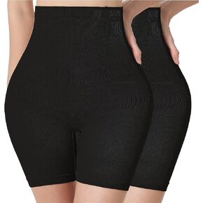Corlap Shapewear for Women Tummy Control, High Waisted Body Shaper Shorts Under Dress Lifting Thigh Slimmer Shapewear in Kuwait