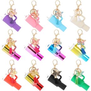 Mini Tumbler Keychain Chapstick Holder ، stanley Cup Association ، وسلاسل مفاتيح لطيفة للنساء حقيبة اليد حقيبة اليد in Kuwait