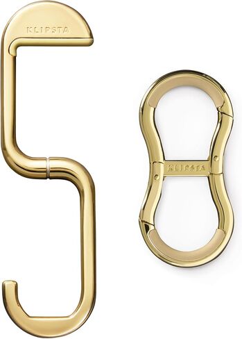 خطاف حقيبة FLIP + مشبك موصل الرابط: حزمة إكسسوارات المحفظة المطابقة. أساسيات حقيبة اليد، هدايا للنساء (ذهبي) in Saudi Arabia