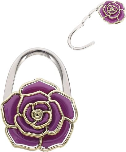 Veemoon Purse Holder for Table, Purse Hook Handbag Holder Hook Foldable Handbag Hanger, Hanger Bag Storage Decor Giftware for Women Girls for Desk Tables in Saudi Arabia