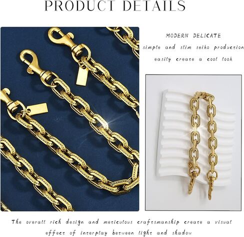 سلسلة سحر حقيبة ذهبية عتيقة - سلسلة محفظة ومحفظة متعددة الوظائف - هدية عيد الميلاد الأنيقة لمحبي حقائب اليد - ملحق متين للجينز والمحافظ وحقائب الظهر in Kuwait